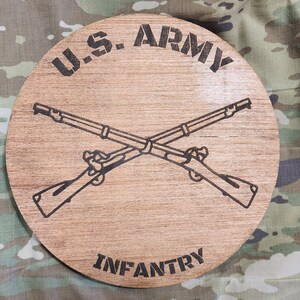 Infantry Cross Rifles Wood - Etsy