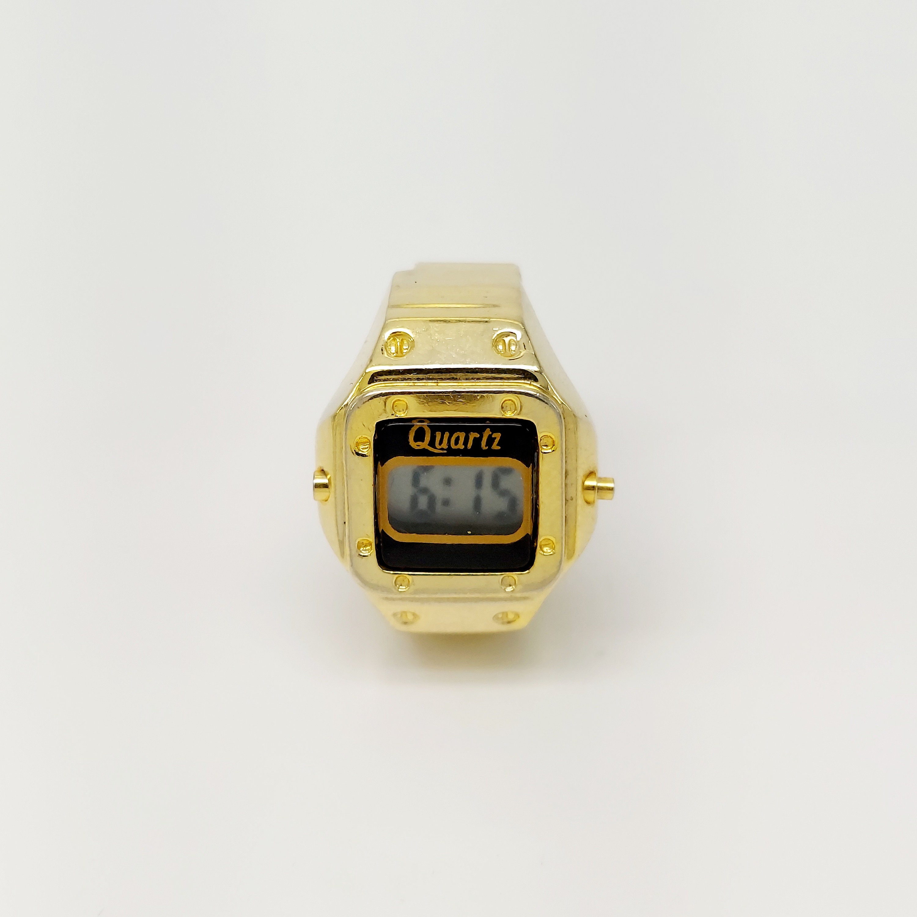 Vintage Stretchy Digital Round Quartz Self Defence Ring Watch Wristwatch  Fashionable Gift Accessory For Women Self Defence Ring Watch Finger 043  From Thedevilwearsprada, $4.18 | DHgate.Com