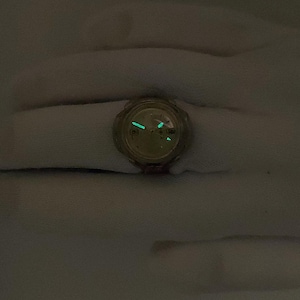 Vintage Sheffield (3 glow hands)  ring watch by migi (Unsigned) works