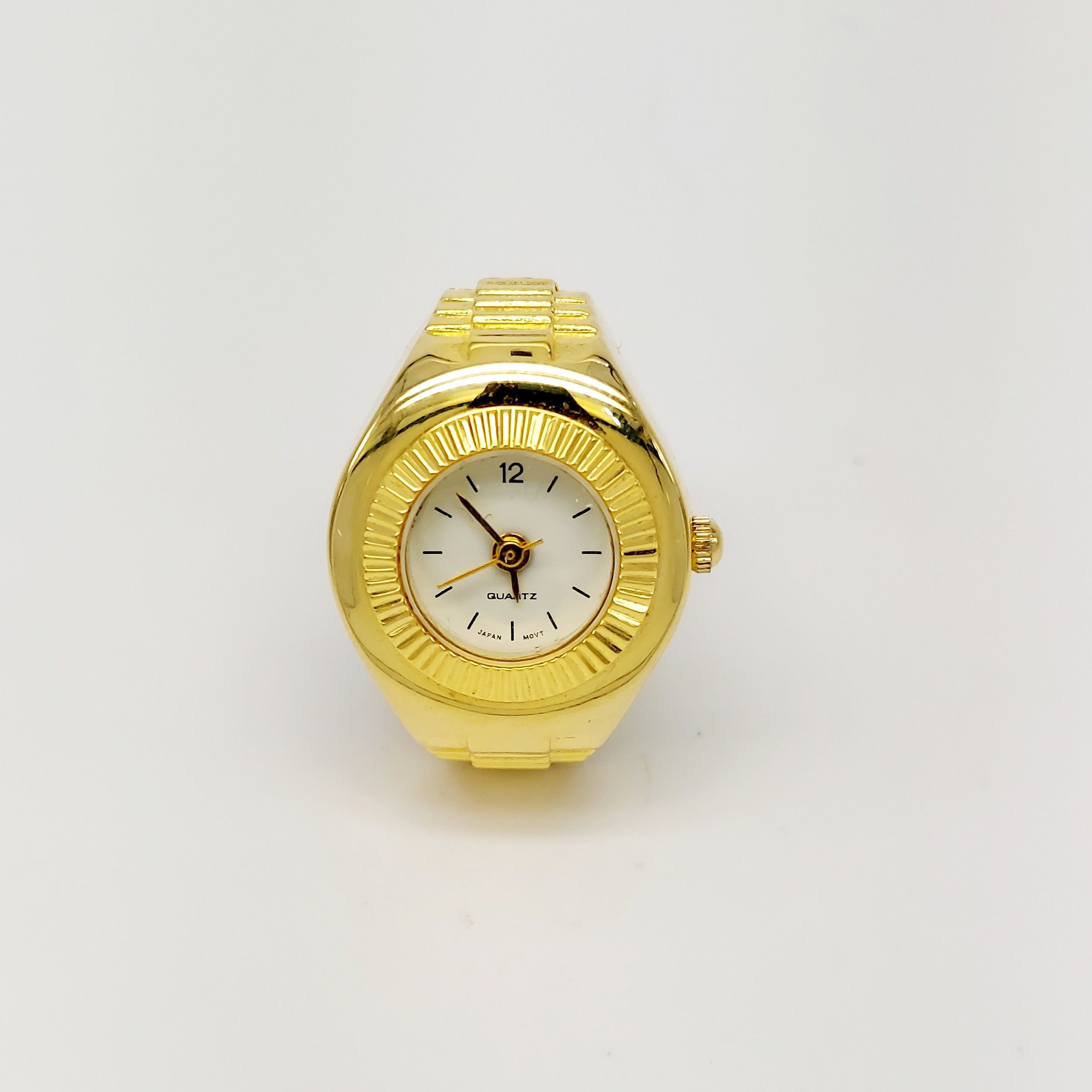 Digits quartz shop ring watch