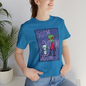 Doom Song | Invader Zim | Gir | Fan Art | Unisex Jersey Short Sleeve Tee