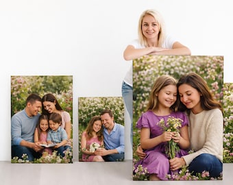 Personalised Photo Canvas Prints – Custom Wall Art on a framed canvas