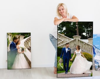 Print Your Photo On Canvas | Wall Art With Your Pictures | Canvas Photo Prints Custom Wall Art For Home Decoration A1/A2/A3/A4/A5 Sizes