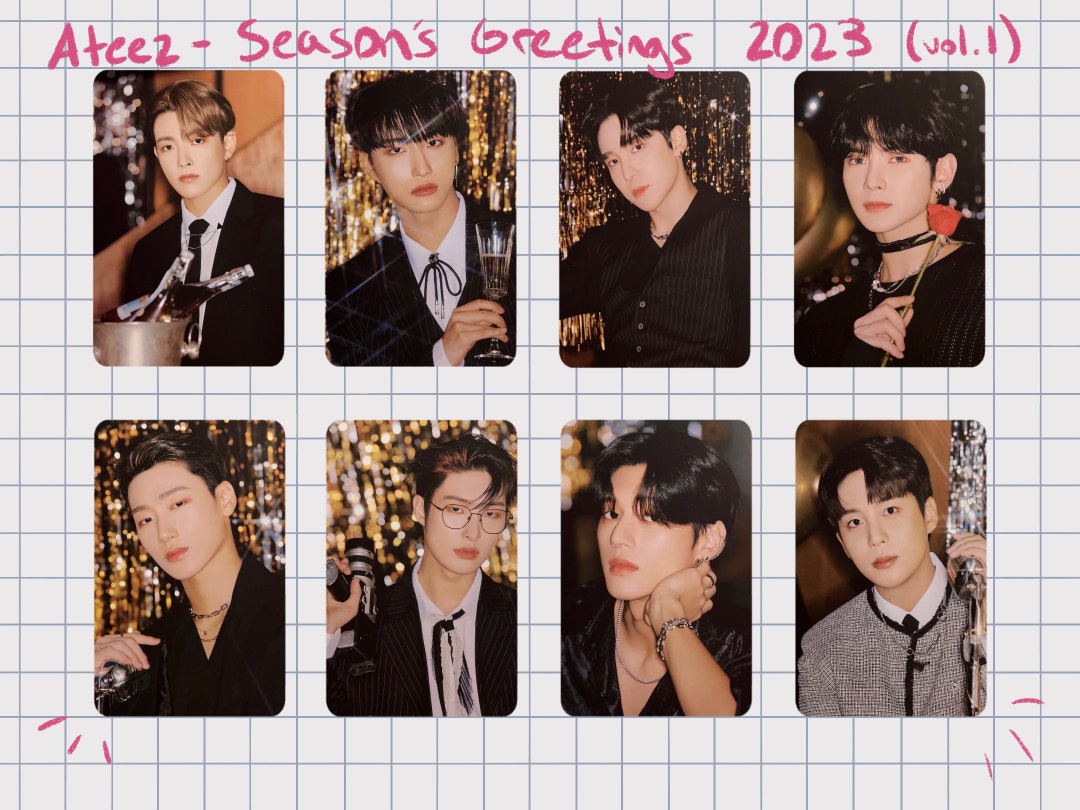 Ateez 2025 Seasons Greetings And Wishes Sari Winnah