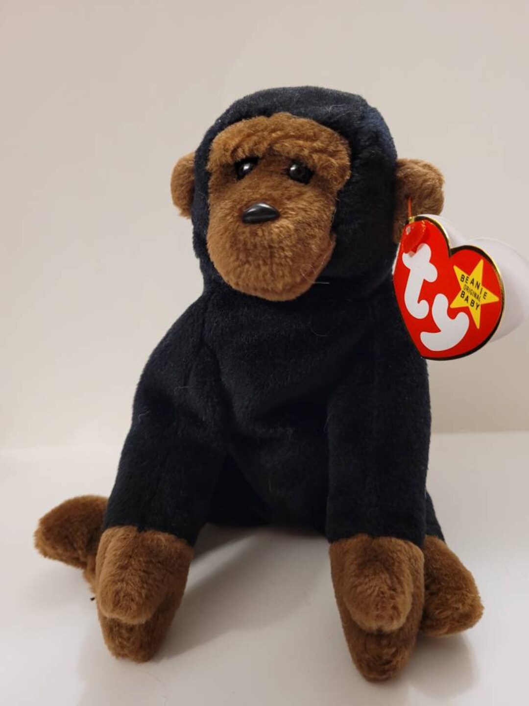 Ty Beanie Baby Congo Gorilla Brown With Tag 1996 Retired - Etsy