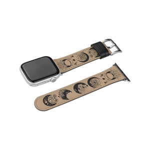 Moonflower Apple Watch Band Woman Tan compatible with Apple Watch iWatch Band Watch 38 mm 42 mm Strap Christmas Gift Present