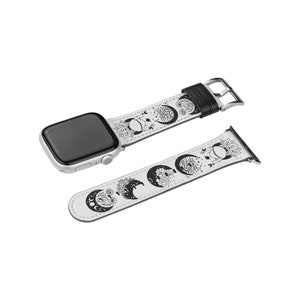 Moonflower Apple Watch Band Woman compatible with Apple Watch, iWatch Band, Apple Watch Band 38 mm 42 mm, Apple Strap, Christmas Gift