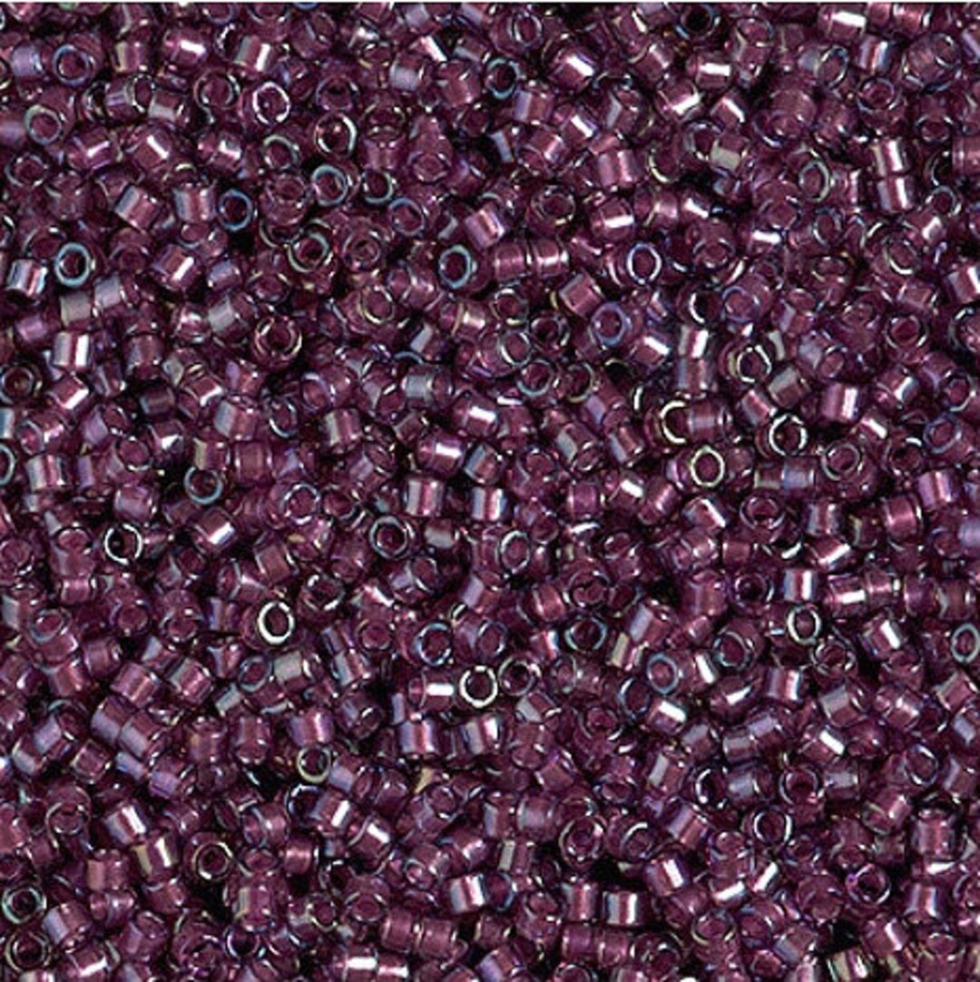 小物 miyuki Miyuki 11/0 Delica -- DB-2390 Fancy-lined Old Rose: 5 Gram