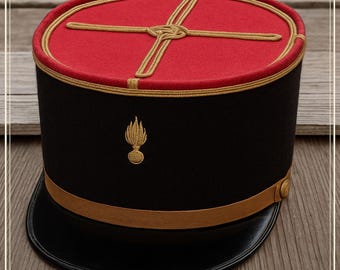 Ｆフランス軍＊１８８４年型シャコ帽章（実物） S＆Graf / 【3427】MJ. 海軍 提督用制帽[ホワイトトップ]