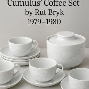 Rosenthal Studio-Line “Cumulus” Coffee Set by Rut Bryk – 1979–1980 – Rare Anniversary Edition