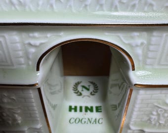 Vintage Hine Cognac Decanter – Limoges Porcelain Arc De
