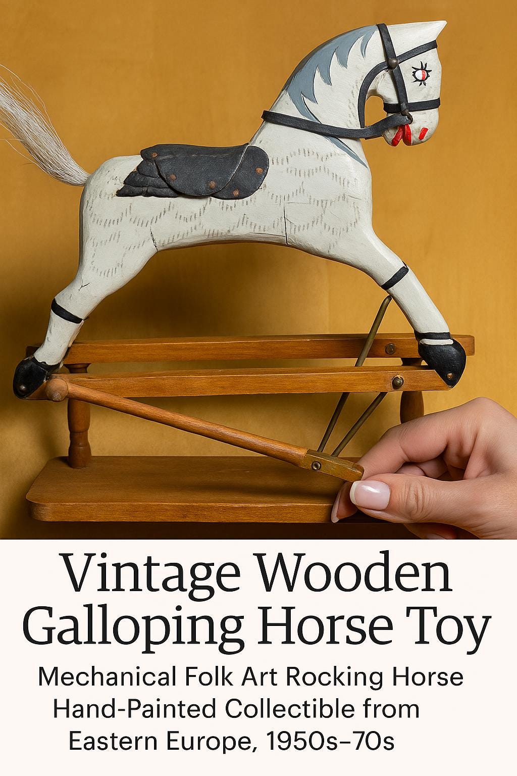 Cheval à roulette - Toy - 1900-1910 - France