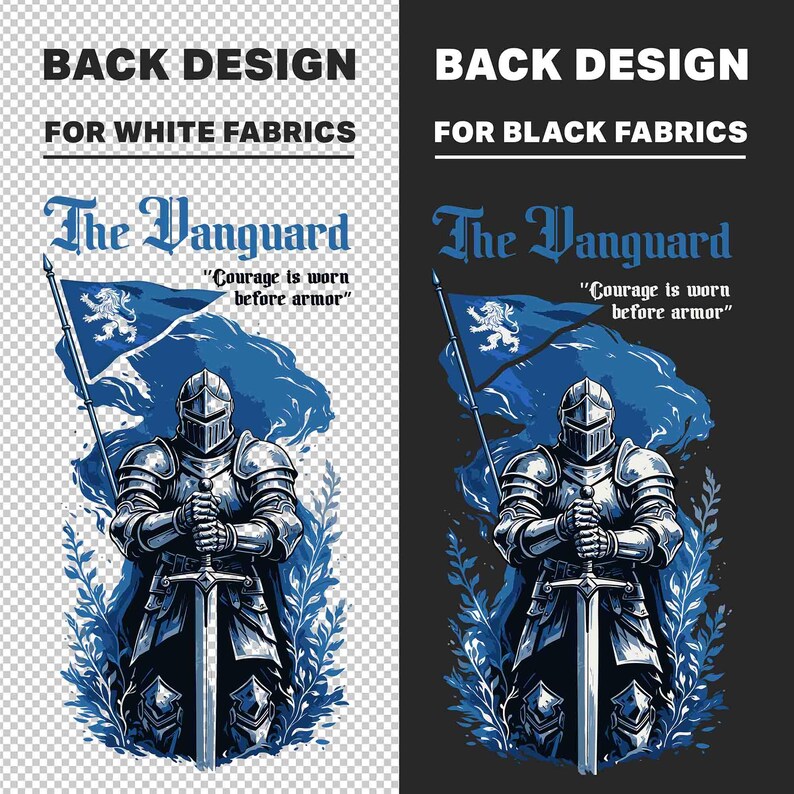 Medieval Knight PNG | Crusader Armor T Shirt Design | Fantasy Warrior ...