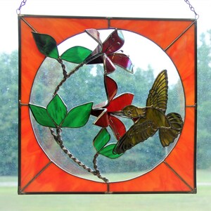 VERKAUFT - 3D Blumen mit Kolibri nicht mehr erhältlich