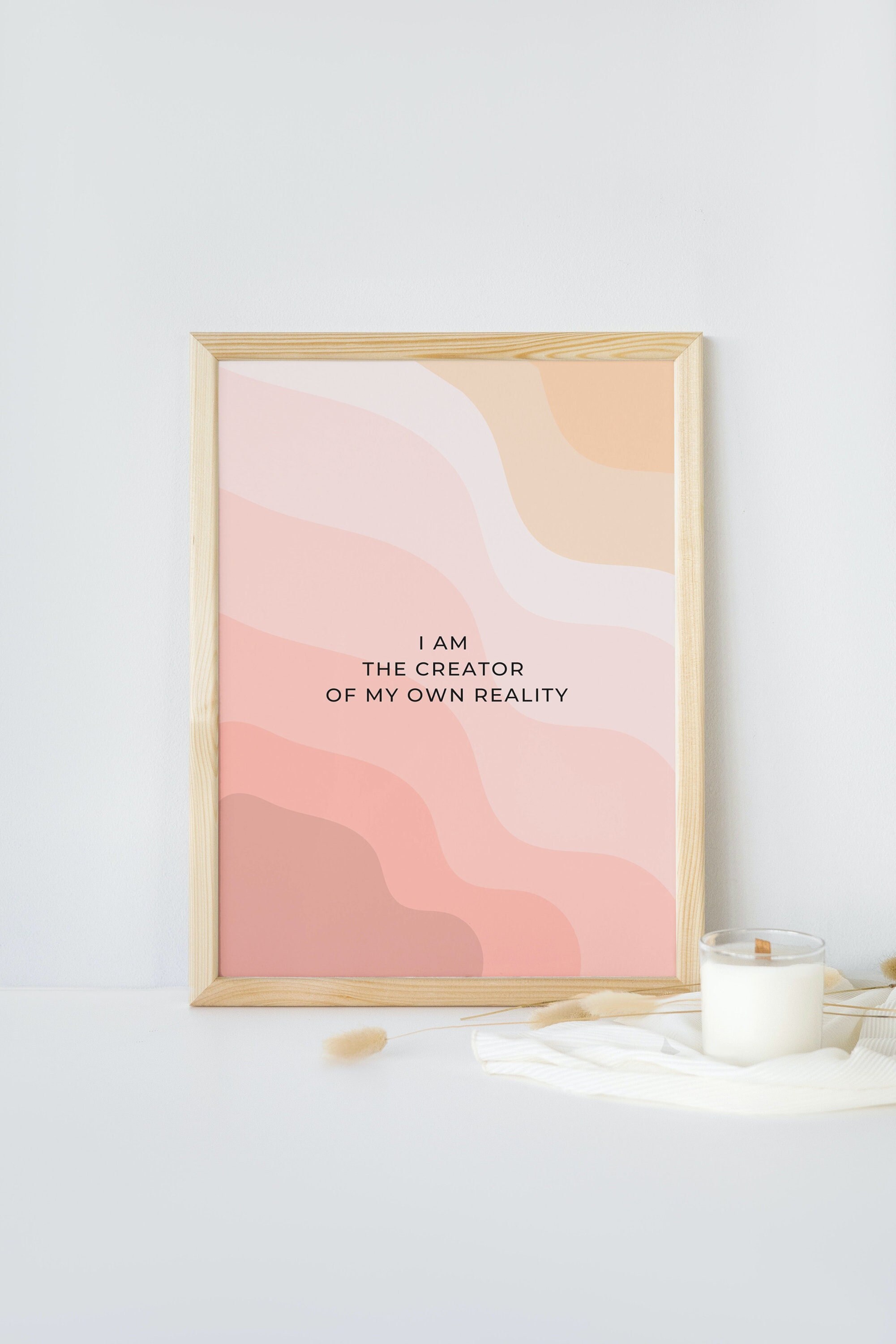 I Am the Creator of my Life • 5x7 • Printable Affirmation • Digital  Download • Home Office Decor — Peace to the People ♥ A Hub of Inspiration  for