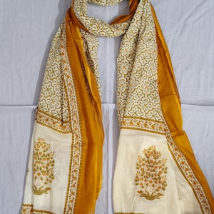Hand Block Printed Cotton Sarong, Beach Wrap Pareo, Long Scarf, Large Sarong, Cover up, Soft Fabric Scarf, Fashion Shawl Beach Sarong,