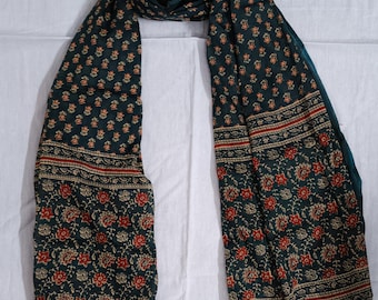 Block Print Cotton Sarong Scarf Wholesale Sarong Beach Sarong Indian Scraf Summer Pareo Women's Large Sarong Floral Beach Cover-Up Sarongs
