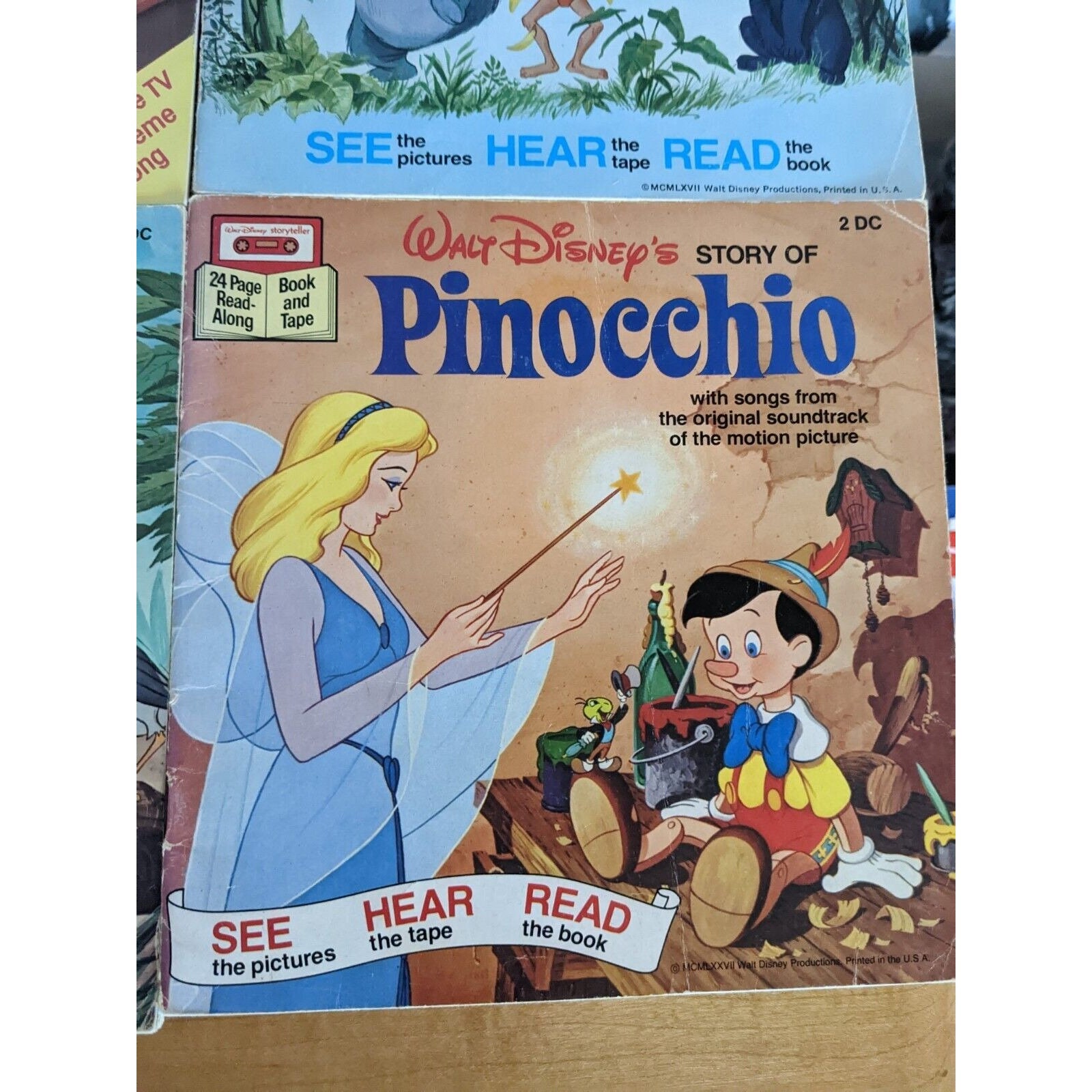 Vintage Walt Disney's See Hear Read Lot 6 Books Only - Etsy