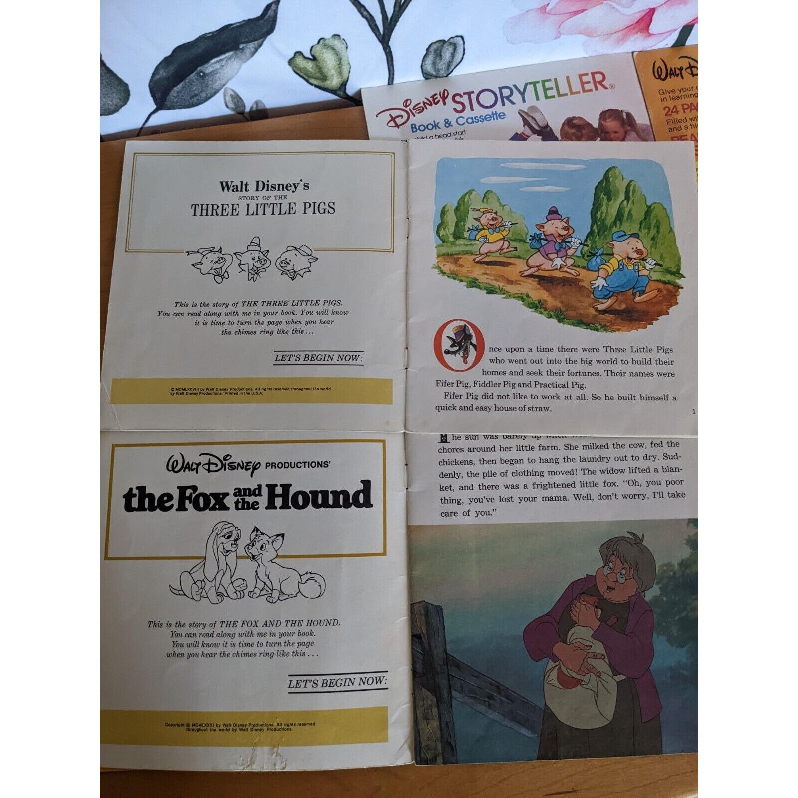 Vintage Walt Disney's See Hear Read Lot 6 Books Only - Etsy
