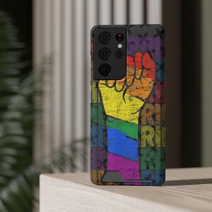 Pride Phone Case, Pride Colors, LGBTQ Phone Case, Pride Samsung Galaxy Phone Case, Phone Case With Card Holder