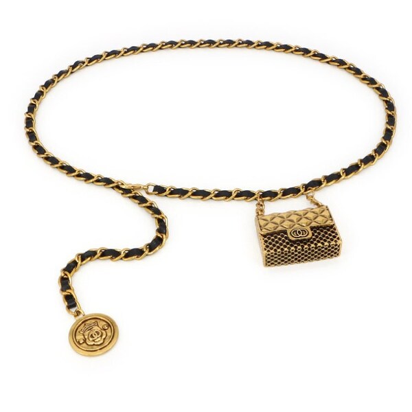 Gold Chain Belt Etsy