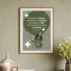 Master Oogway Poster - Kung Fu Panda Digital Poster - Trendig affisch