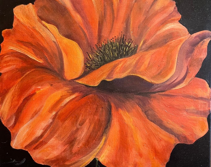 Majestic Poppy Painting