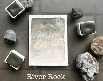 River Rock Granulating Watercolor: Handmade Artist Grade Honey Paint