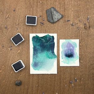 Aurora - Handgefertigtes Granulat Aquarell - Artist Grade Honig Aquarellfarben, ideal für Malerei, Kalligraphie, Basteln