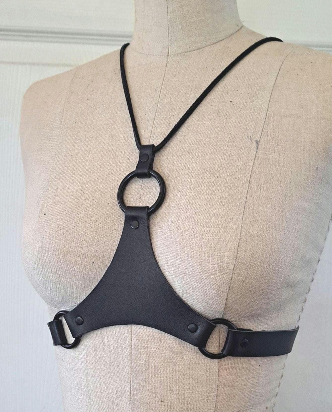 Black Heart Harness Belt - Women\'s Adjustable Strappy Accessory Strappy Harness Belt - Etsy main image 4