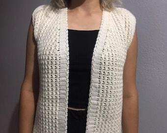 Bayan Örme Yelek (colete feminino de malha)