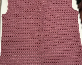 Bayan Örme Yelek (Knitted Women's Vest)