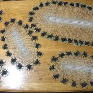 Lacy Handmade Tablecloth Set (Masaörtü Set)