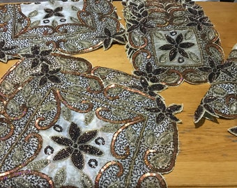 Handmade Needle Lacy Tablecloth Set (Masaörtü Set)