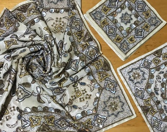 Handmade Needle Lacy Tablecloth Set (Masaörtü Set)