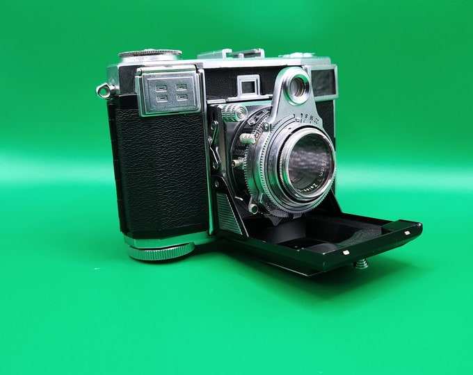 Zeiss Ikon Contessa Folding Camera 35mm Film Camera Rangefinder Tested