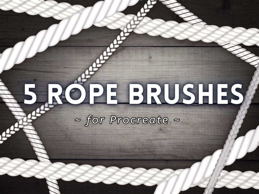 Procreate Tattoo Rope Brush Set Procreate Brushes Etsy