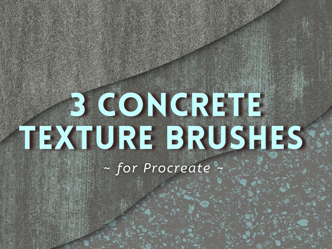 Procreate Texture Concrete Brushes Procreate Brush Set Etsy