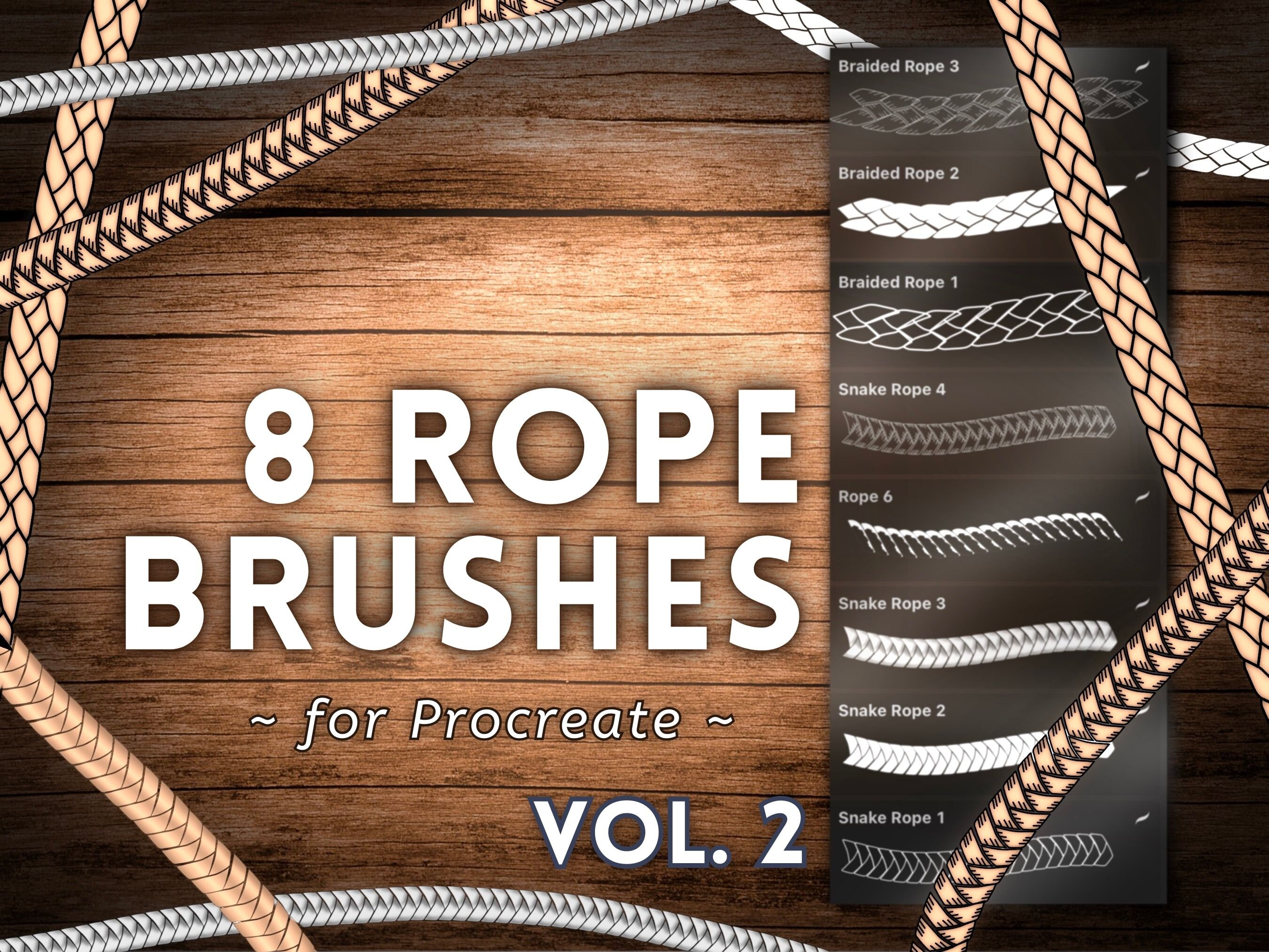 Procreate Tattoo Rope Brushes Tattoo Procreate Procreate Brushes