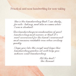 Printable Neat Handwriting Practice: Alphabet, Words, Sentences (PDF) image 2