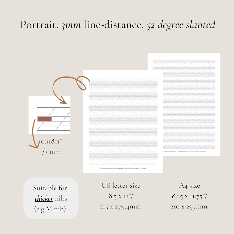 Spencerian Script Practice Sheet: Handwriting Guide (PDF/JPEG) - Etsy