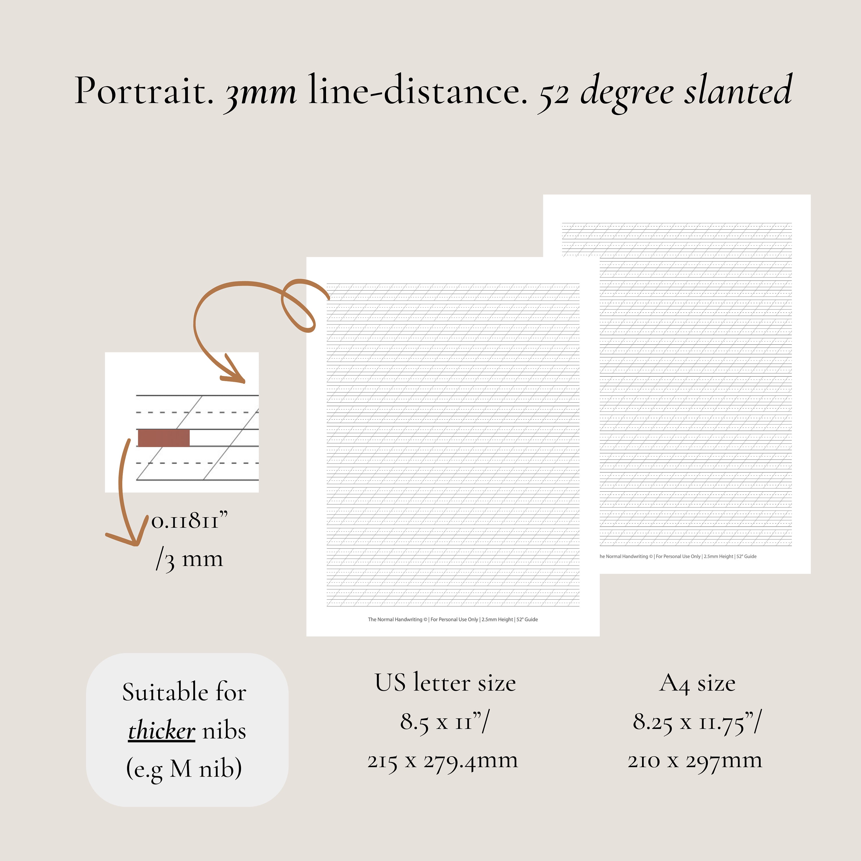 Spencerian Script Practice Sheet: Handwriting Guide (PDF/JPEG) - Etsy