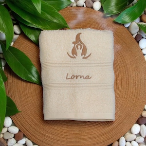 Personliga Hot Yoga-handdukar – Broderad fitnesshandduk som present bild 8