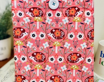Cute Animal Book Sleeves | Dog Lover, Hedgehog, Kindle Cover, Tablet Protector