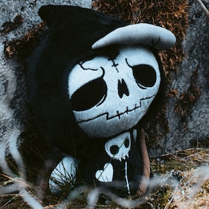 Grimwold Reaperling Undead Plush | Gothic Home | Alternative Decor | Cute & Spooky