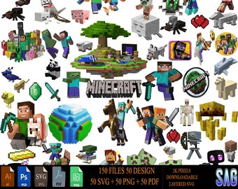 minecraft stickers etsy