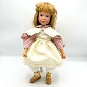 Vintage Boyd’s Porcelain Doll: 12&quot; Candy Striper | Yesterday&#39;s Child | Limited Edition | Dollstone Collection | Nurse Figurine | Nostalgic