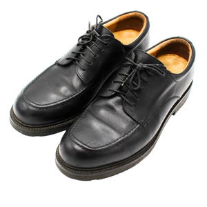 Vintage Clarks Active Air Black Leather Derby Shoes: Men’s Size 11 M | Made in Italy | Lace Up | Comfort Wear | Classic Footwear | Stylish