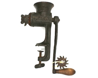 Antique LFC Meat Grinder: Landers, Frary & Clark | Universal No. 2 | Food Chopper | New Britain Connecticut | Metal Meat Grinder