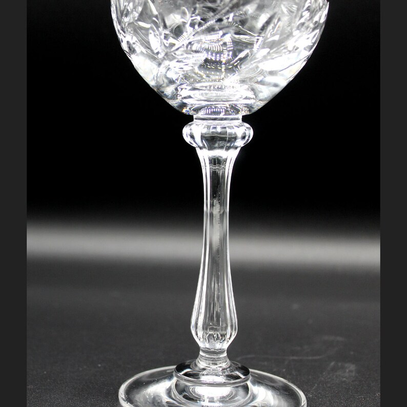 Vintage Blown Glass Crystal Mikasa Versailles Collection 7 Stemmed Wine